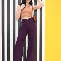 Kotty Women Jean Straight Fit High-Rise Stretchable Jeans-image-36