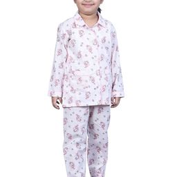 EthIndia Girls Printed Shirt with Pyjamas-image-63