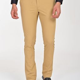 Indian Terrain Men Brooklyn Slim Fit Cotton Plain Regular Trousers-picture-43