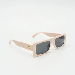 PELLE LUXUR Unisex Rectangle Sunglasses with UV Protected Lens PL25GS174-2