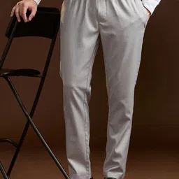 THE BEAR HOUSE Men Slim Fit Trousers-image-85