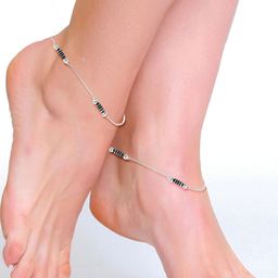 Heer Collection Silver-Plated Anklet-image-24