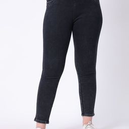 3BUTTERFLIES Women Skinny Fit High-Rise Stretchable Jeans-image-29