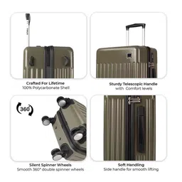 TIMUS Neolite Set Of 3 Textured Hard-Sided Trolley Bag image 2