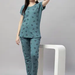 DZZO Women Printed Night suit-picture-46