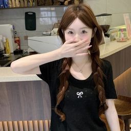KPOP Women Scoop Neck Short Sleeves Top-image-70
