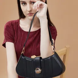 CODE by Lifestyle PU Structured Sling Bag with Quilted image 2