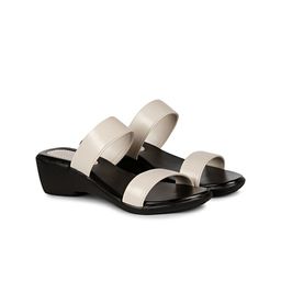 BIG BIRD FOOTWEAR Colourblocked PU Wedge Sandals with Buckles-picture-47