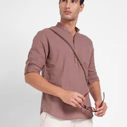 indus route by Pantaloons Men Thread Work Kurta-image-74