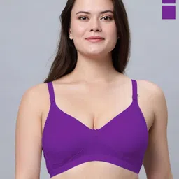 Eden Pack Of 2 Full Coverage Non Padded T-shirt Bra-image-48