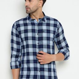 Duke Men Slim Fit Opaque Checked Casual Shirt-image-131