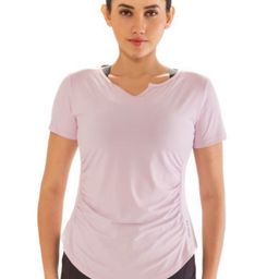 STRCH Women V-Neck Anti Odour Pockets T-shirt-image-6