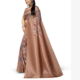 PARVOTSAV Brown Art Silk Saree-image-23