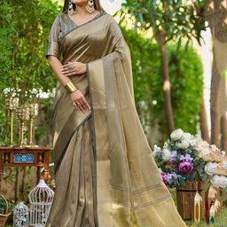 all about you Zari Woven Design Border Tissue Saree-picture-18