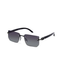 Woggles Unisex Rimless Rectangle Sunglasses-58