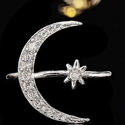 AGARWALPRODUCT Silver-Plated Crystals Studded Adjustable Finger Ring-18