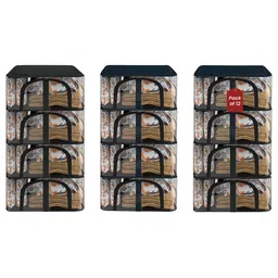 Kuber Industries Navy Blue Set of 6 Regular Drawer Organiser Organisers-28