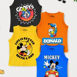 YK Disney Boys 4 Printed Applique T-shirt-image-43
