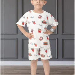 Smuktar garments Boys Multi Cotton Blend Clothing Set-image-90