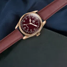 DOUBLERUN Men Dial & Leather Straps Analogue Multi Function Watch H05N1112-18