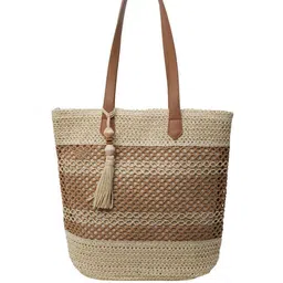 StyleCast x Revolte Women Striped Oversized Shopper Shoulder Bag-image-28