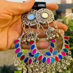 ISLANA Circular Drop Earrings-15