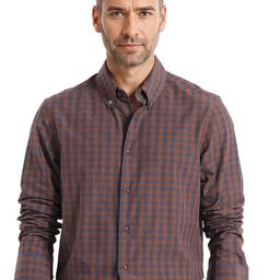 RARE RABBIT Men Comfort Opaque Checked Casual Shirt-picture-37