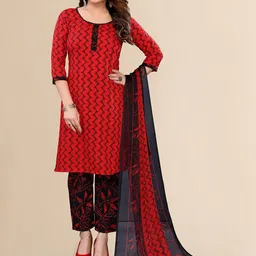 Moda Rapido Chevron Printed Unstitched Dress Material-picture-41