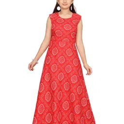 BAESD Ethnic Motifs Print Maxi Dress-21