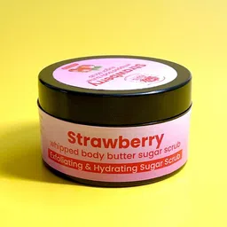 Kaaya Natural Strawberry Whipped Body Butter Sugar Scrub With Shea Butter - 50 g-15