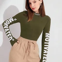Stylecast X Slyck High Neck Fitted Crop Top-image-46