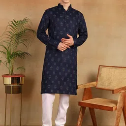 Anouk Men Geometric Kurta-22