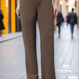 Presence Women Relaxed High-Rise Trousers-image-64