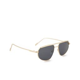 BAYBERRY Unisex Black Lens & Gold-Toned Square Sunglasses with-5