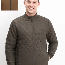 Allen Solly Men Reversible Bomber Jacket-28