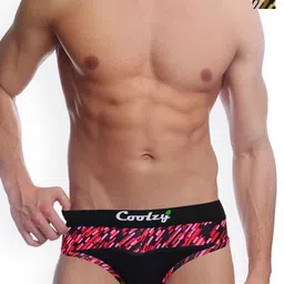 COOLZY Pack Of 2 Printed Mid Rise Briefs - EOSHBF2K010-S-37
