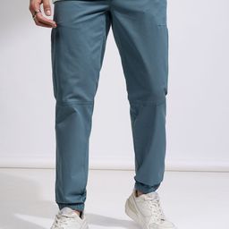 HIGHLANDER Men Slim Fit Joggers Trousers-image-76