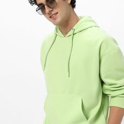 Urbano Fashion Men Cotton Solid Oversized Hooded Neck Sweatshirt-image-52