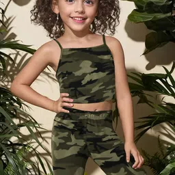 YK Girls Printed Top With Shorts-picture-25