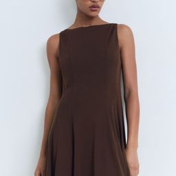 MANGO Paneled Mini Sheath Dress-picture-8