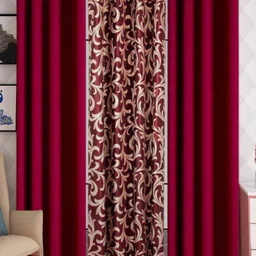 Lunar Days Maroon Set of 3 Long Door Fashion-image-53