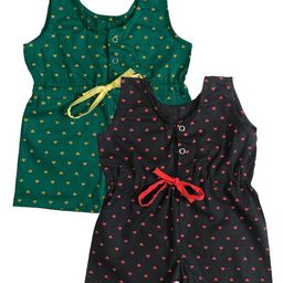 The Creators Unisex Kids Printed Basic Jumpsuit-55