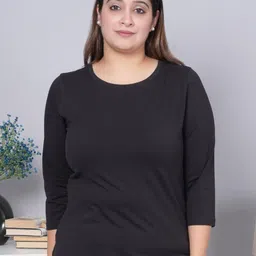 Mlada Round Neck Cotton T-shirt-image-7