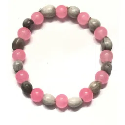 Divine souvenirs Unisex Artificial Beaded Elasticated Bracelet-image-60