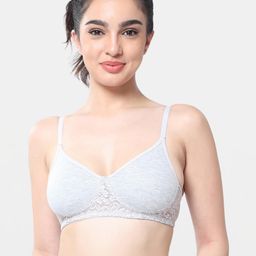 Envie Women Grey Non-Padded Non Wired 3/4th Coverage T-Shirt Bra-image-85