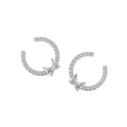EmoriPretty Pear Diamond Hoops-image-68