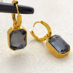 Just Lil Things Artificial Stones Studded Contemporary Drop Earrings-47