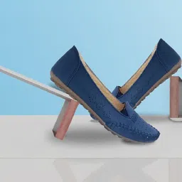 saanvishubh Women Perforations Slip-On Sneakers-image-87