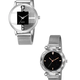 Gopal Shopcart Unisex Dial & Stainless Steel Bracelet Style Straps Analogue Watch-11