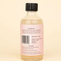 The Bare Bar Rose & Oats Calming, Hydrating & Exfoliating Body Wash- 200 ml image 4